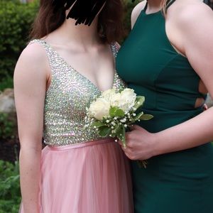 Blush/Pink Size 0 Prom Dress